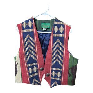 Ladies Vintage Wraps Bison Vest